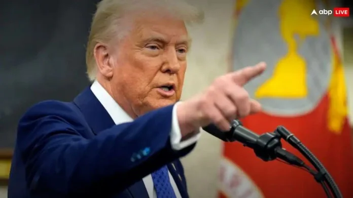 Us President Donald Trump Says to Americans Do Not Weak or Stupid as Stock Market Opens in Red Mark